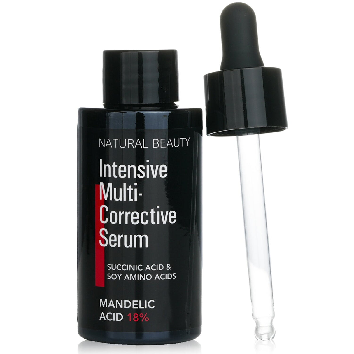 Intensive multi-corrective serum with 18% mandelic acid, promoting clearer, radiant skin while reducing acne and pores.