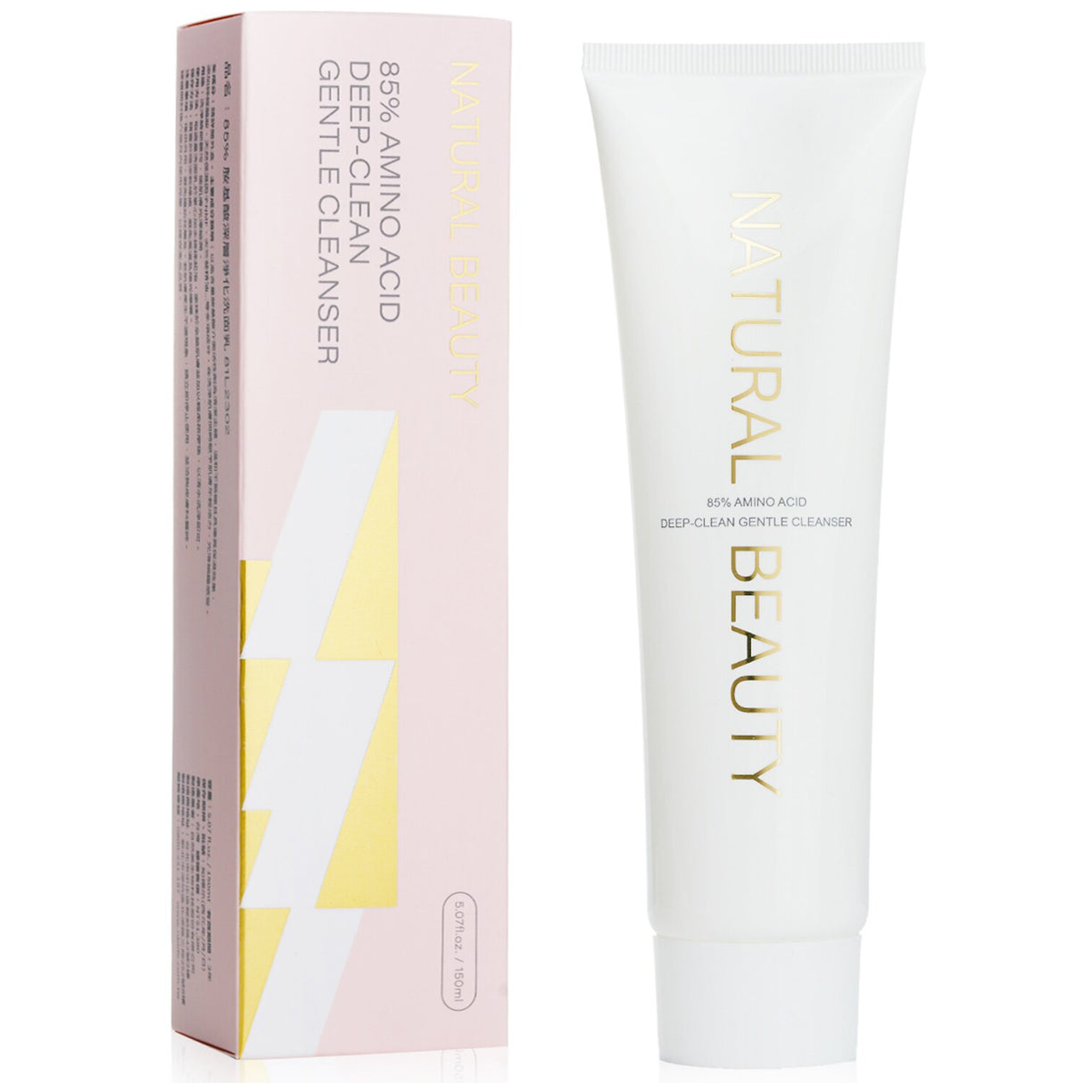 Natural Beauty 85% Amino Acid Deep-Clean Cleanser in a 150ml bottle, offering gentle cleansing and moisturizing for all skin types.