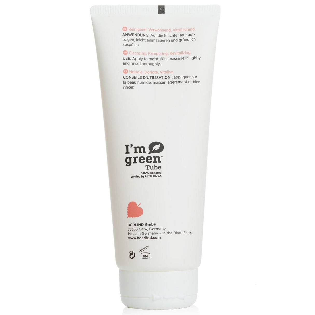 Annemarie Borlind Body Care Shower Gel for Normal Skin in a 200ml bottle, infused with organic extracts for gentle cleansing.