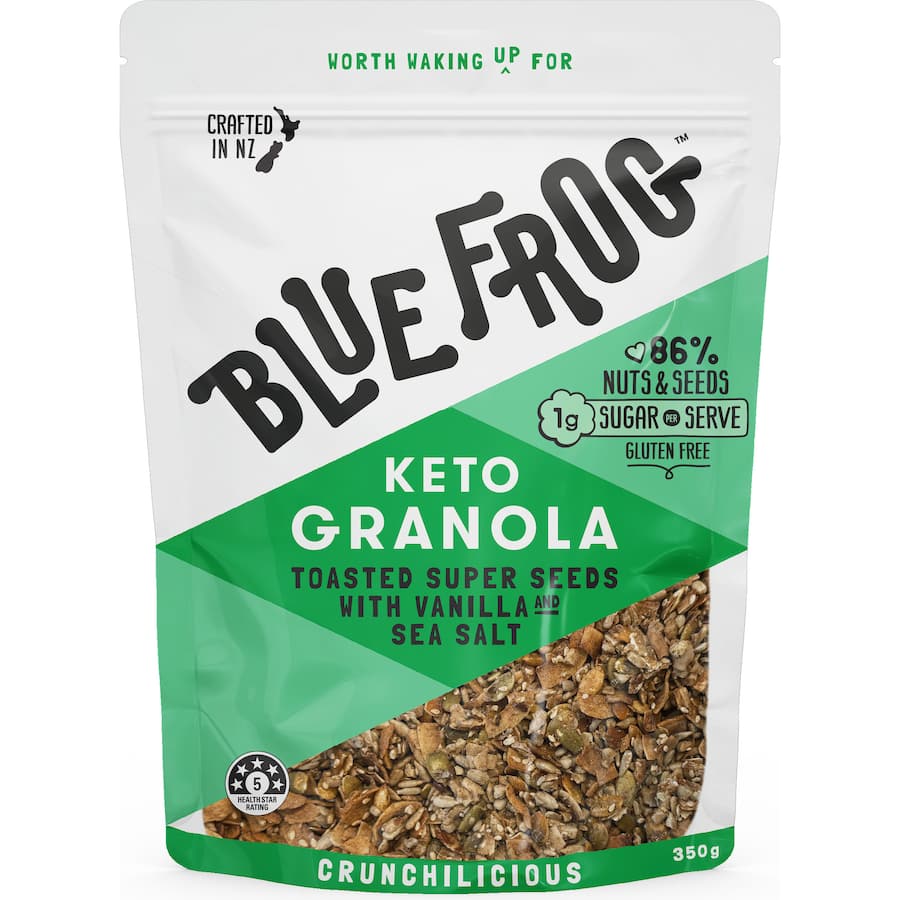 Blue Frog Granola Keto Toasted Super Seed 350g