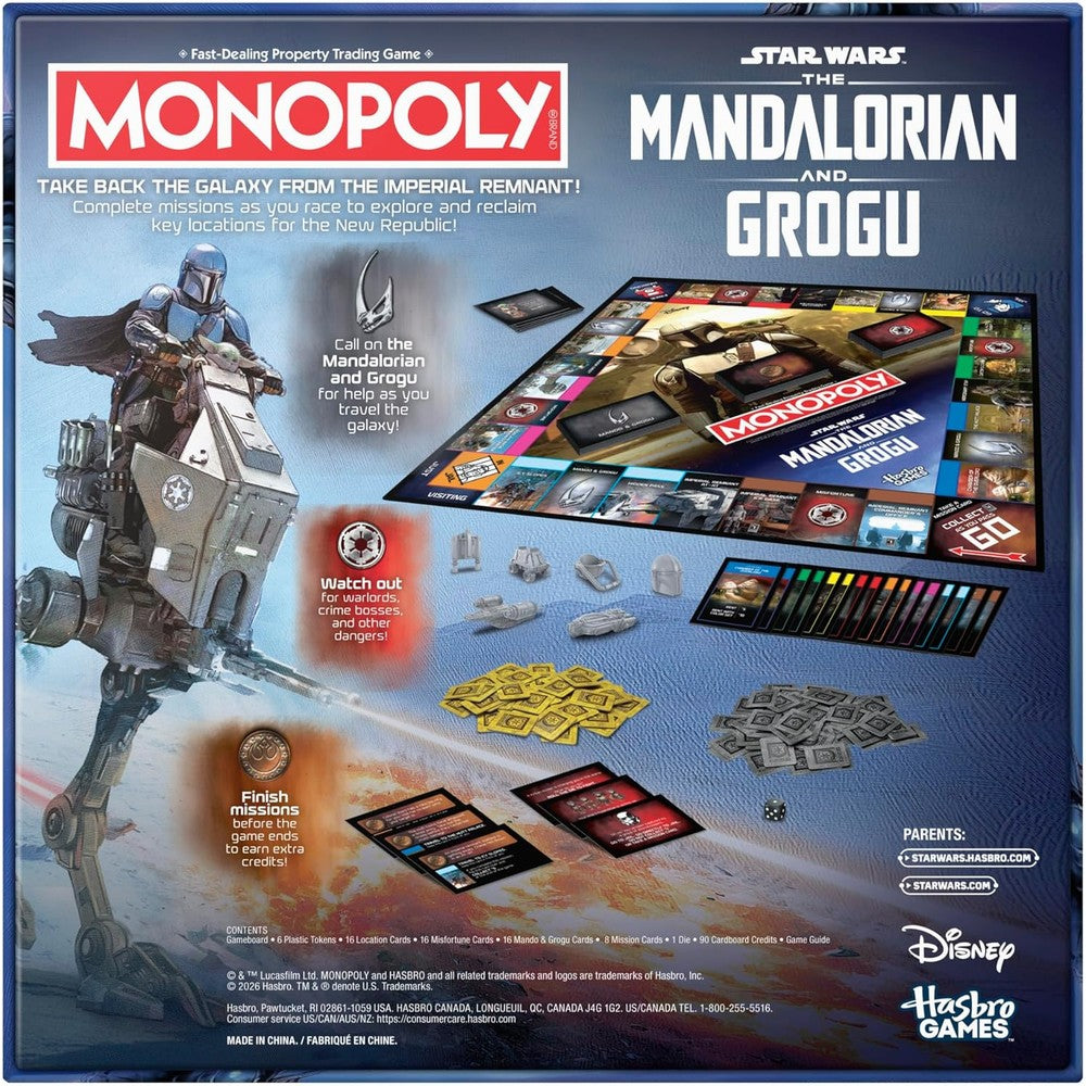Monopoly The Mandalorian and Grogu