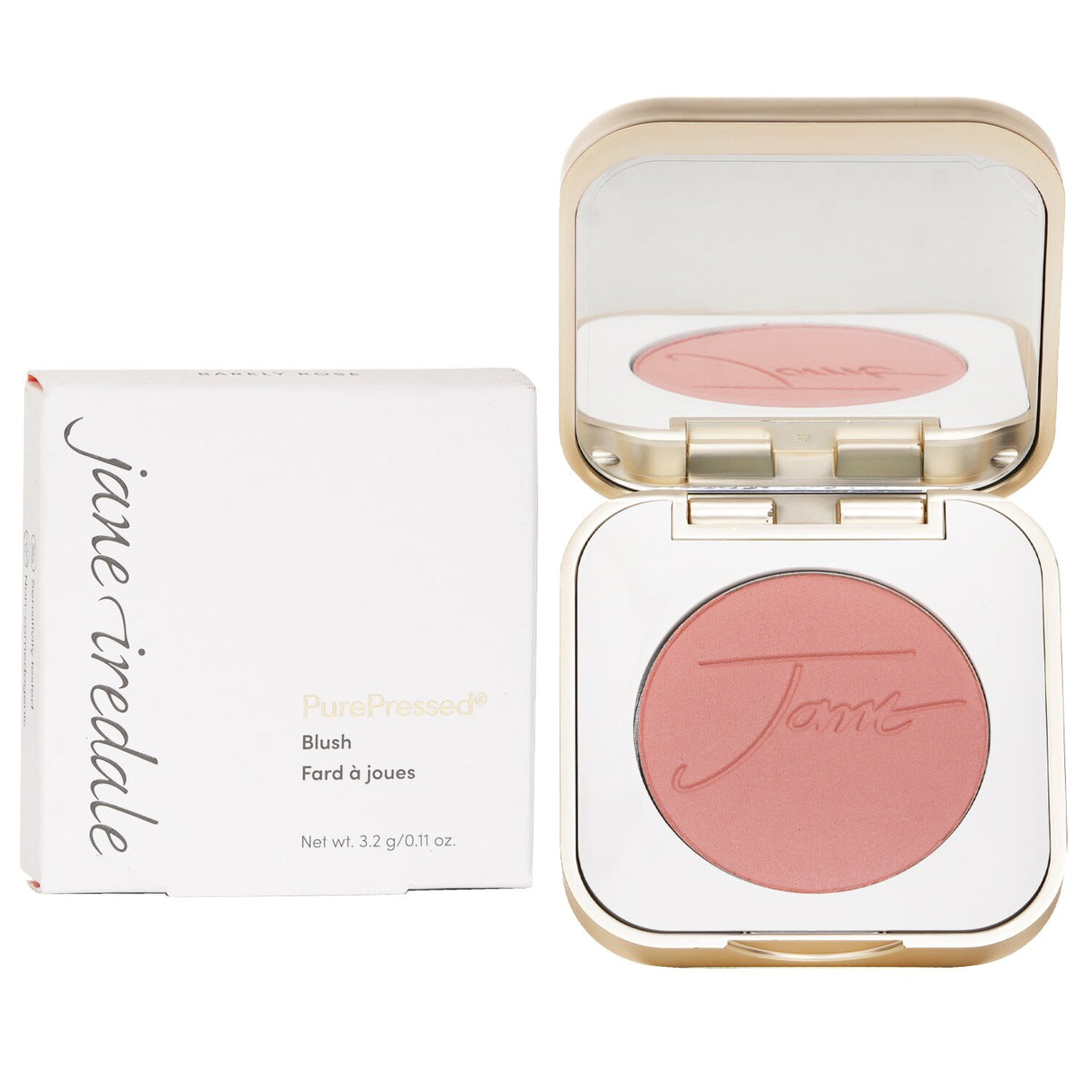 Jane Iredale - PurePressed Blush - Barely Rose - 3.2g/0.11oz