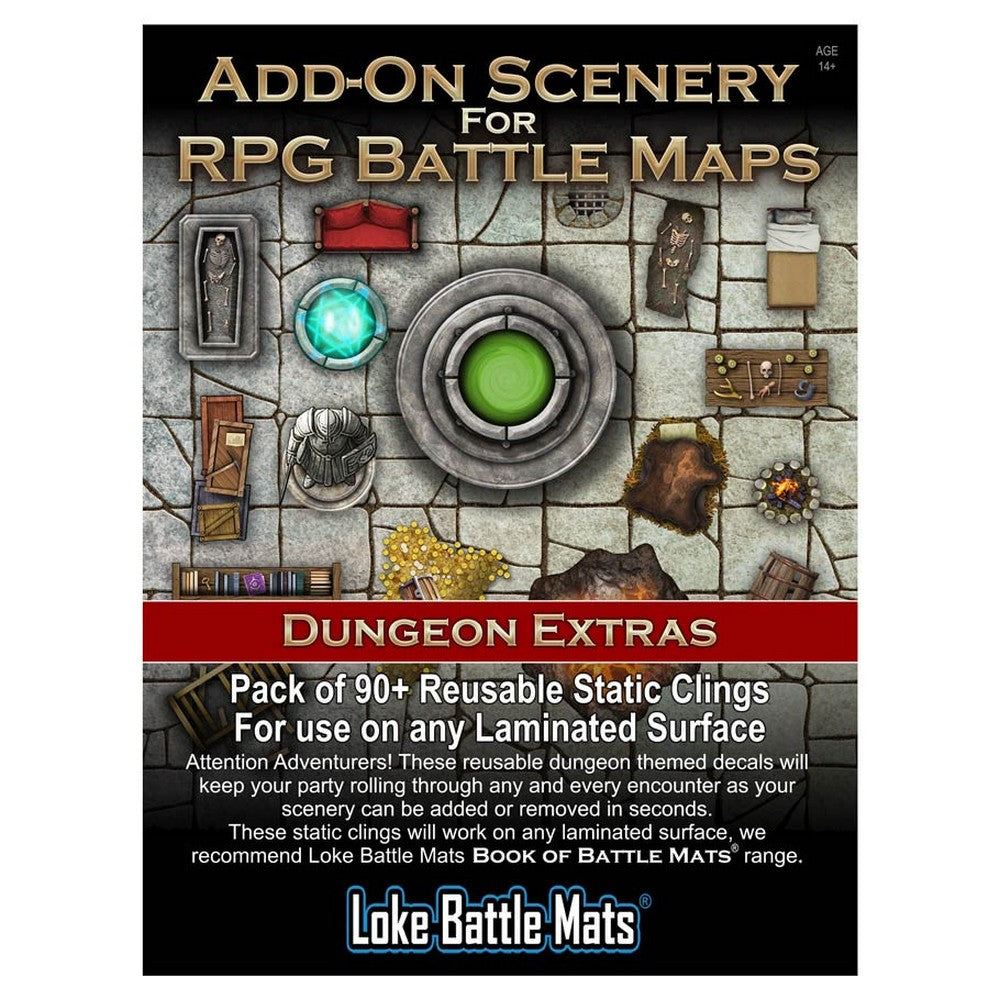 Add On Scenery for RPG Maps Dungeon Extras - RPG Map Pack