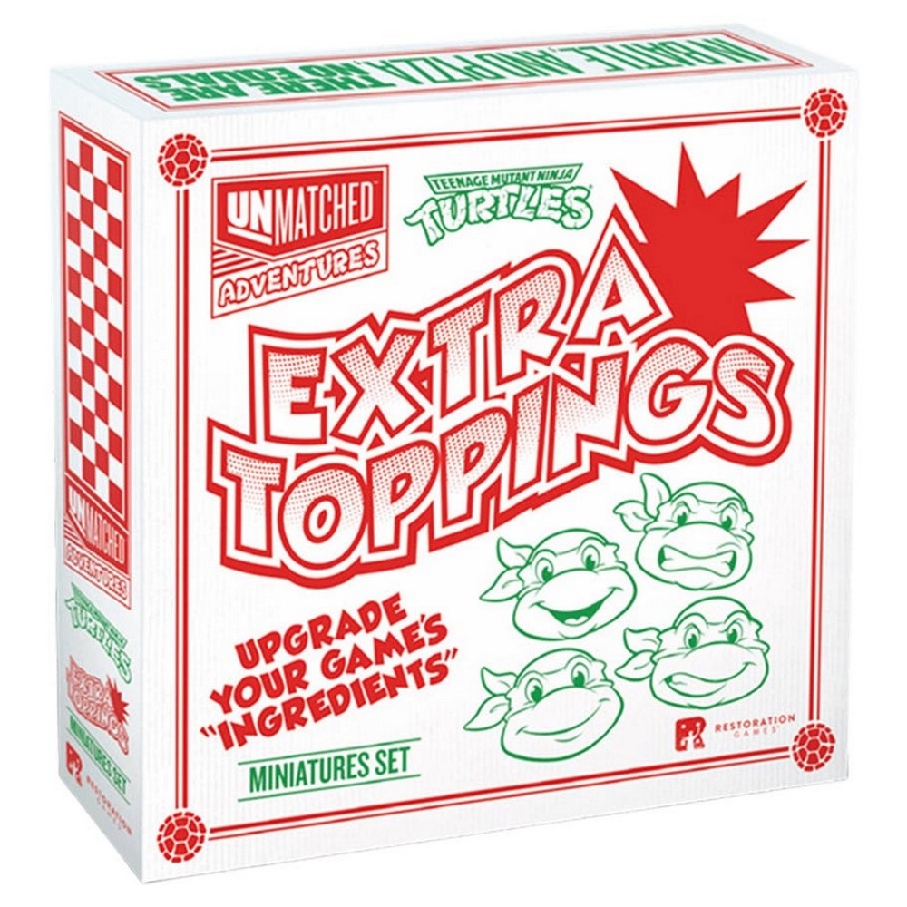 Unmatched Adv TMNT Extra Toppings MiniPk - Miniature Figure