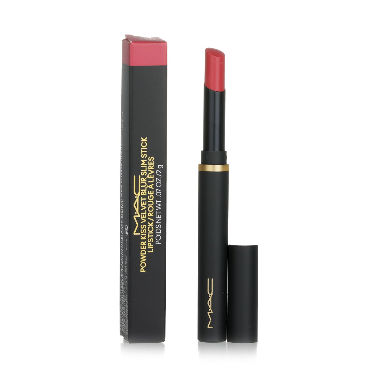 MAC - Powder Kiss Velvet Blur Slim Lipstick - # 898 Sheer Outrage - 2g/0.07oz