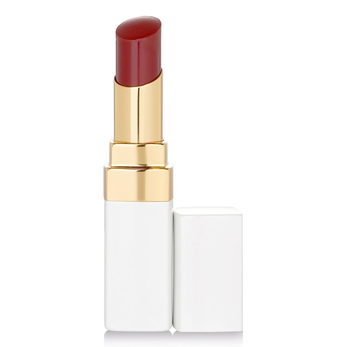 Chanel Rouge Coco Baume tinted lip balm in #924, hydrating with buildable color for a luscious, elegant finish.