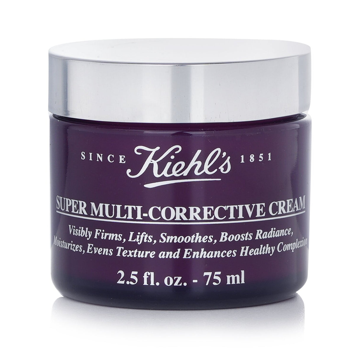 Kiehl's Super Multi-Corrective Cream in a 75ml jar, an anti-aging cream for firmer, smoother, and more radiant skin.