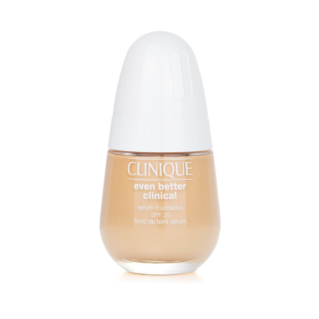 Clinique Even Better Clinical Serum Foundation SPF 20 in #WN 16 Buff, offering buildable coverage and skin benefits in eco-friendly packaging.