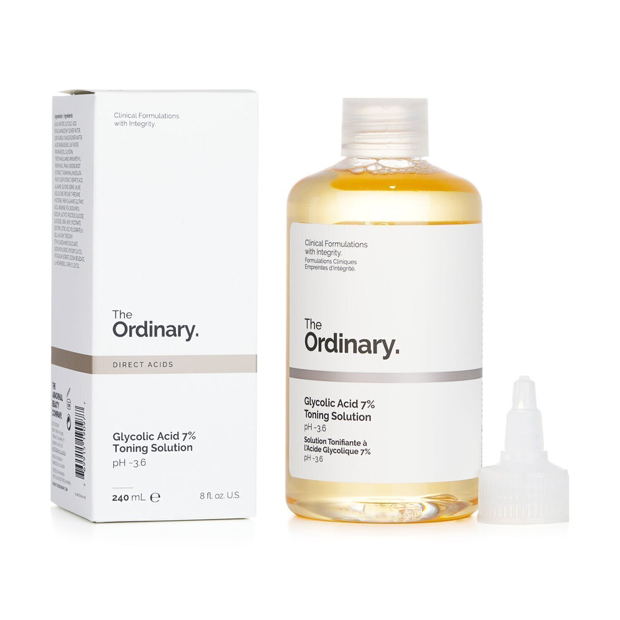 The Ordinary - Glycolic Acid 7% Toning Solution - 240ml/8oz