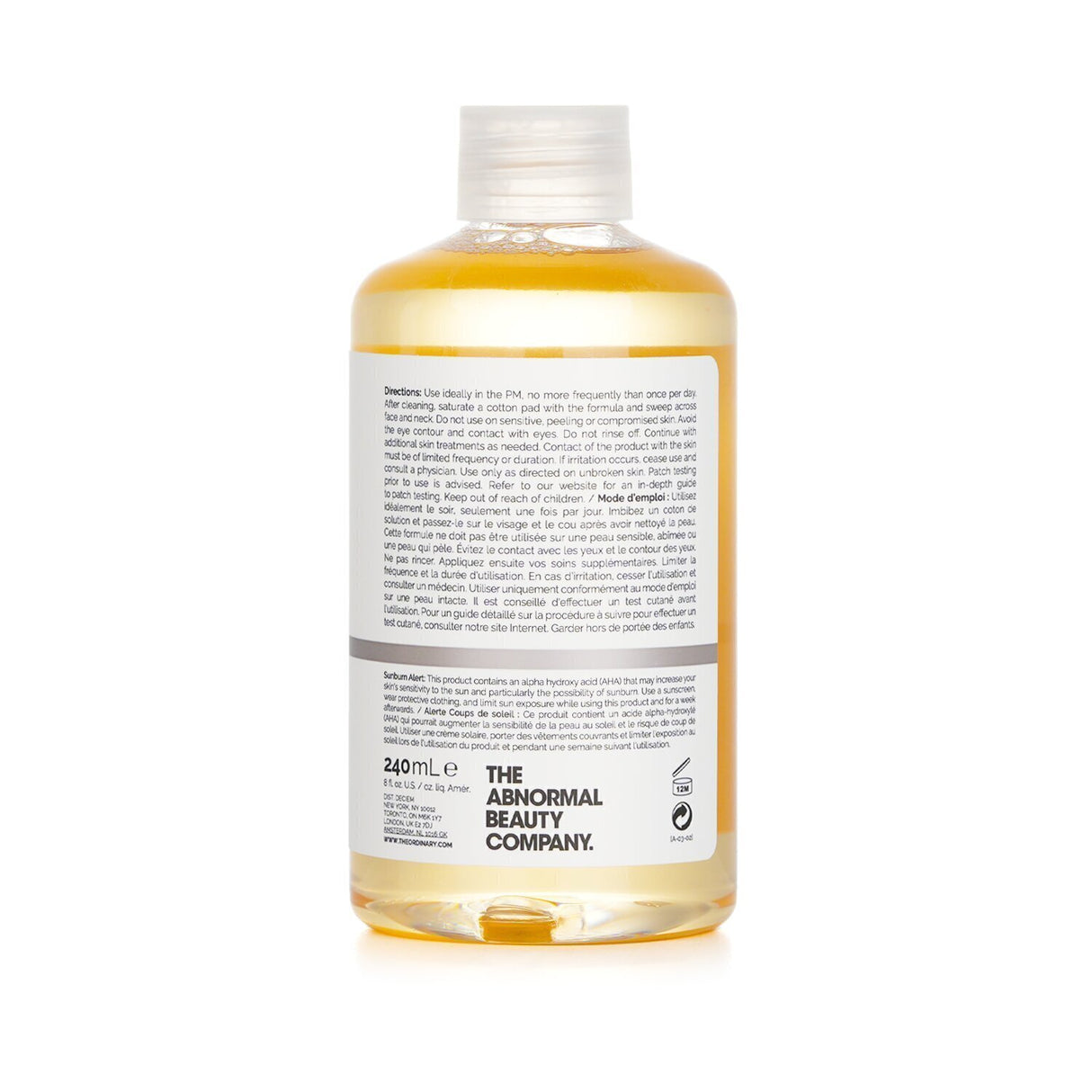 The Ordinary - Glycolic Acid 7% Toning Solution - 240ml/8oz