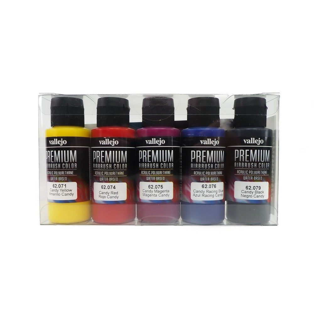 Vallejo - Premium Colour - Candy 5 Colour Set