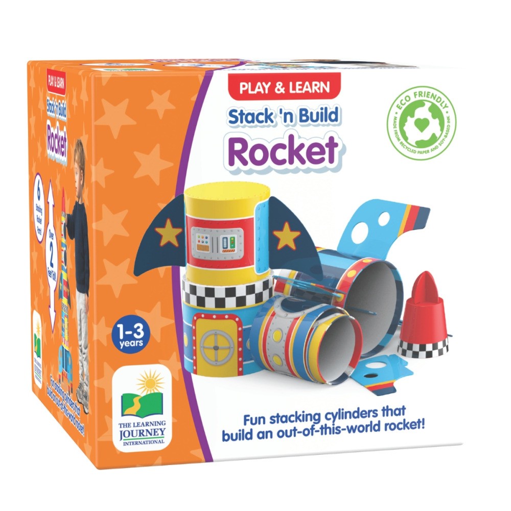 Stack 'n Build Rocket - Building Toy