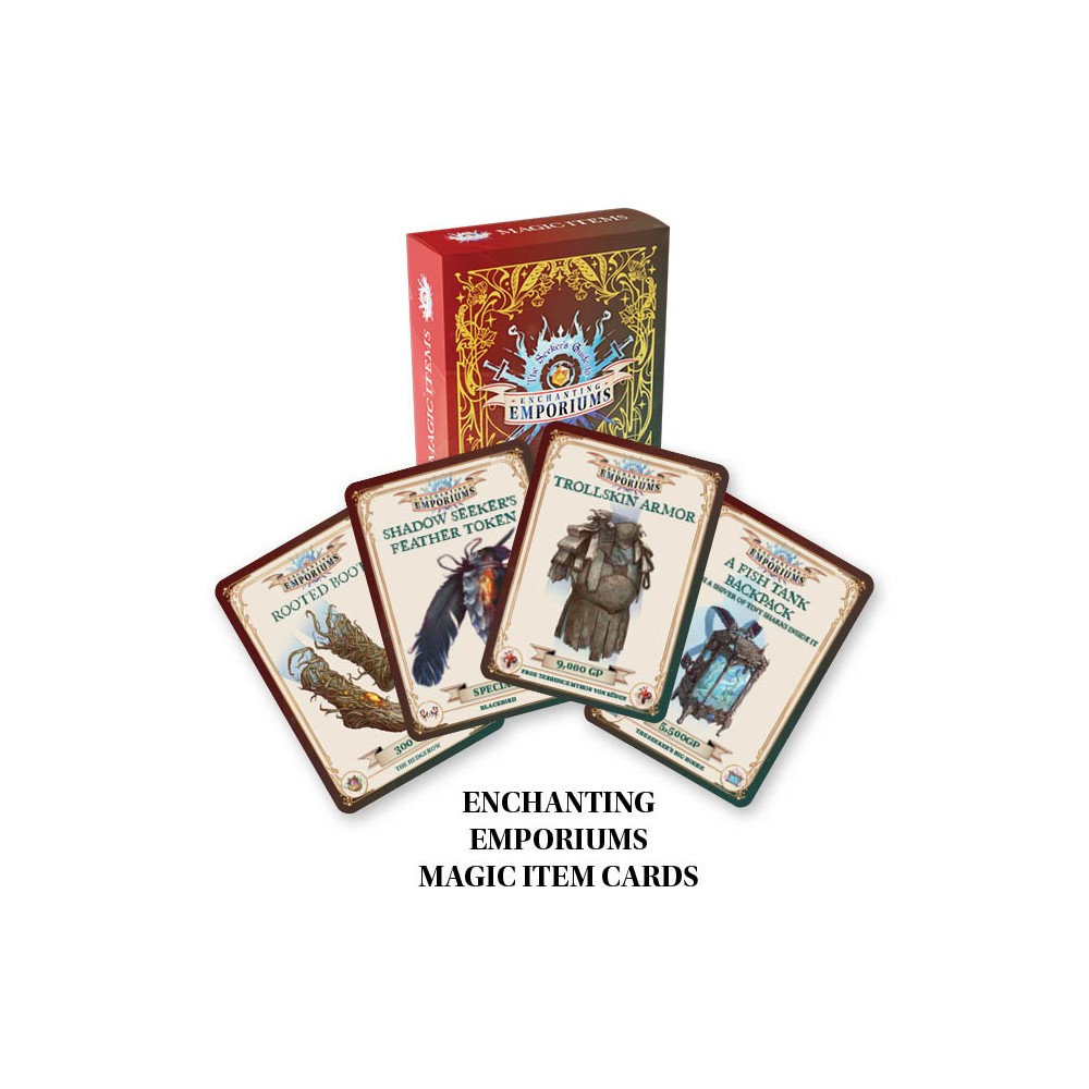 The Seeker's Magic Item Card Deck - RPG Book