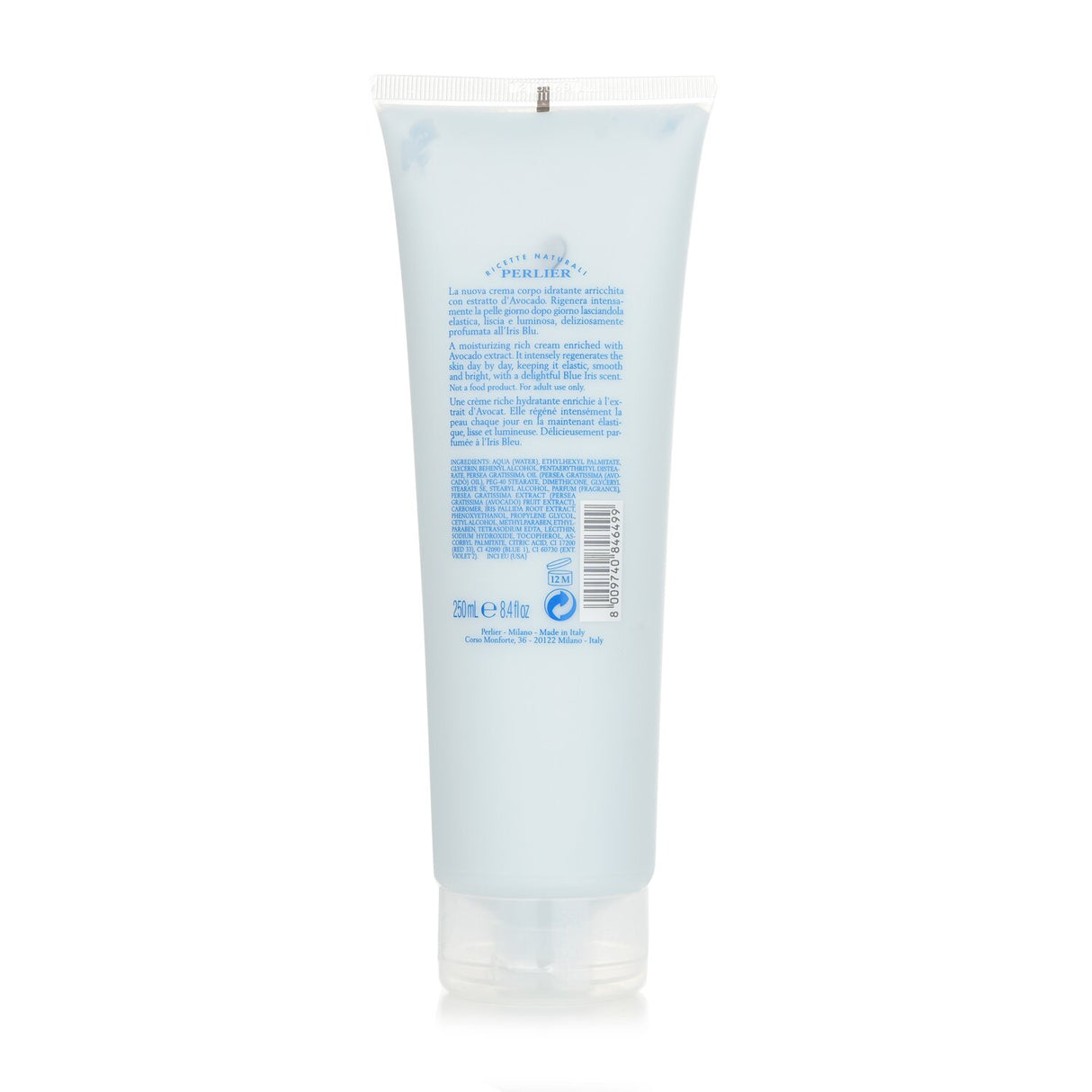 Perlier - Blue Iris Moisturizing Body Cream - 250ml/8.4oz
