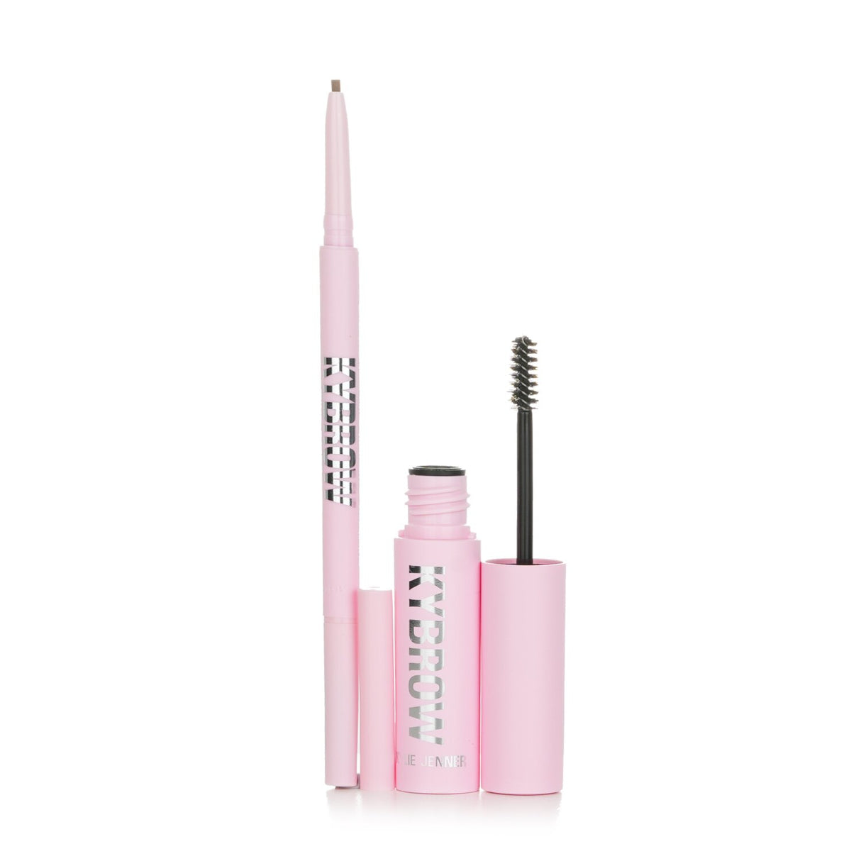 Kylie By Kylie Jenner KyBrow Kit with Brow Gel and Precision Brow Pencil for perfectly shaped, long-lasting brows in Cool Brown.