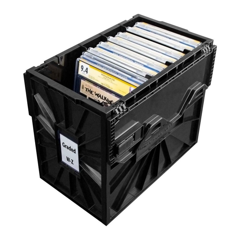 BCW - Comic Bins - Graded - Black - Game Storage