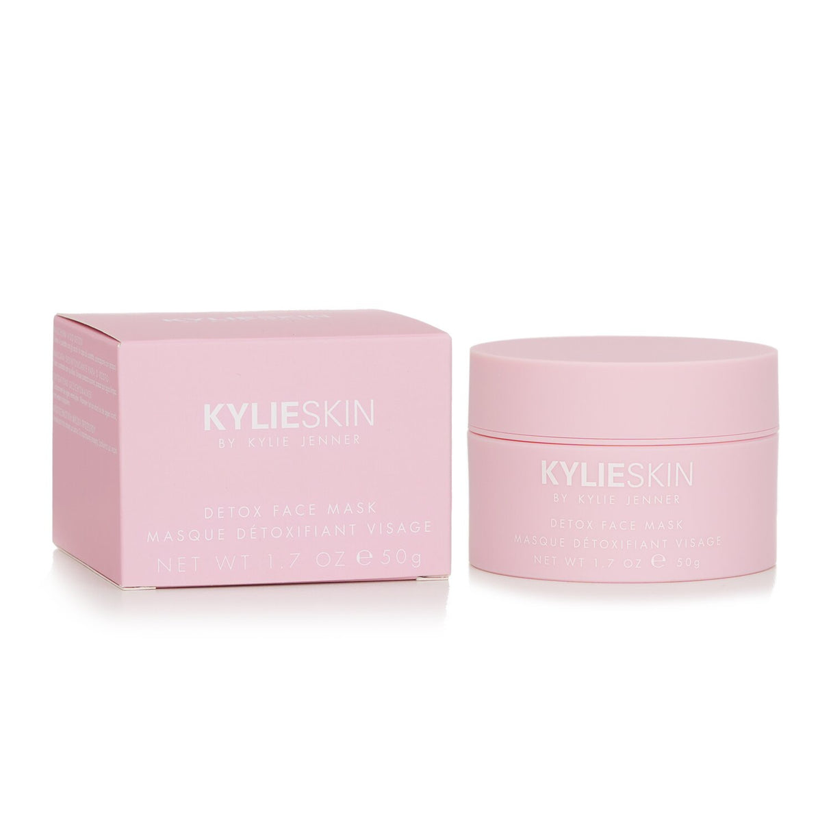 Kylie Skin Detox Face Mask in 50g: vegan clay mask with charcoal and sea silt for a radiant, refreshed complexion.