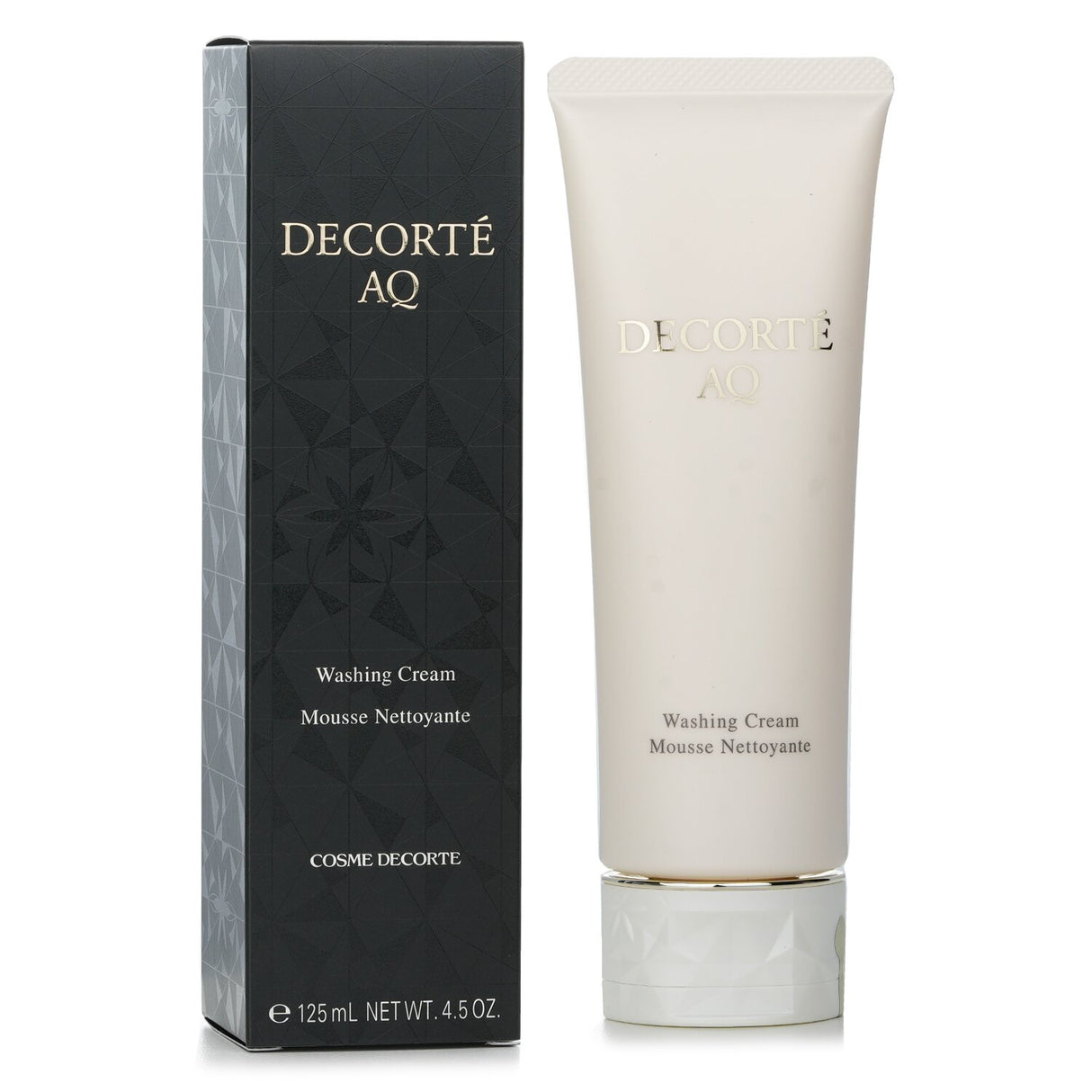 Cosme Decorte AQ Washing Cream (129g) cleanses deeply, balances sebum, and hydrates skin, leaving it soft and radiant.