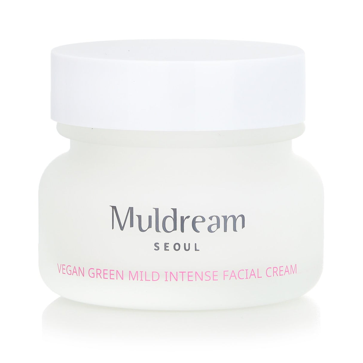 Muldream Vegan Green Facial Cream (60ml) for dry, sensitive skin; hydration, reparative benefits, and hypoallergenic formula.