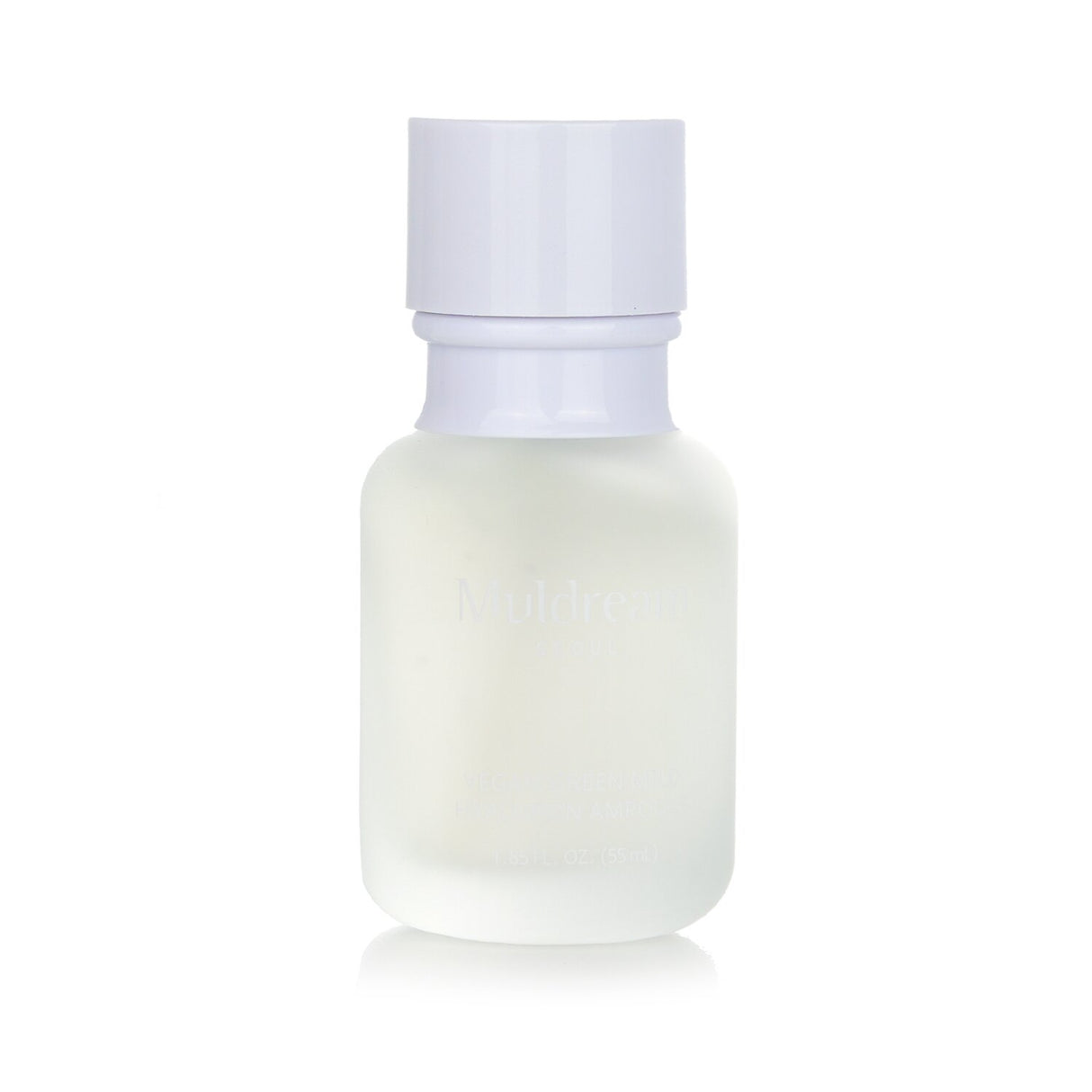 Moisturizing vegan hyaluron ampoule with 11 types of hyaluronic acid for dry, sensitive skin in 55ml packaging.
