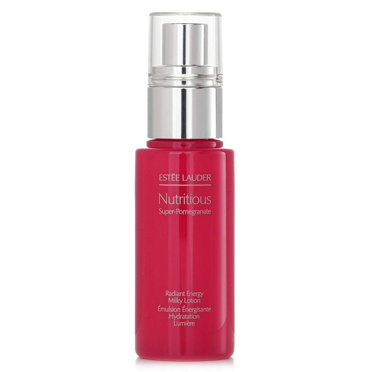 Estee Lauder Nutritious Super-Pomegranate Milky Lotion in 30ml, hydrates and energizes skin for a radiant, luminous complexion.