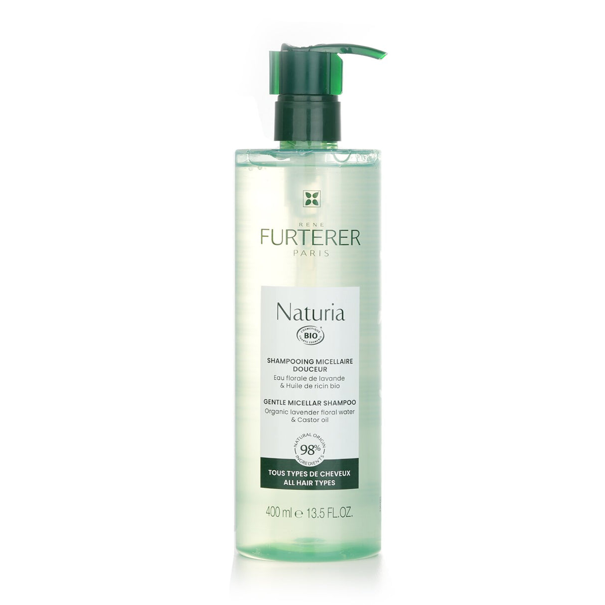 Rene Furterer - Naturia Gentle Micellar Shampoo (For All Hair Types) - 400ml/13