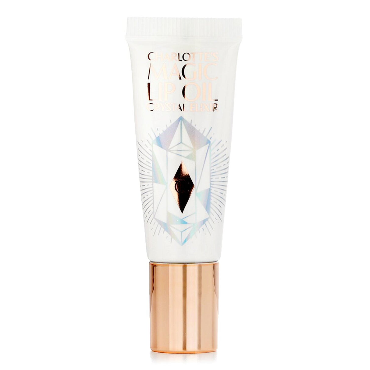 Crystal-infused lip oil that hydrates and plumps lips, leaving a glossy, defined, and healthy-looking pout.