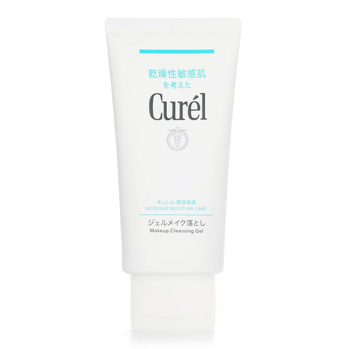 Curel Intensive Moisture Care Makeup Cleansing Gel in 130g, a gentle, hydrating formula for dry, sensitive skin types.