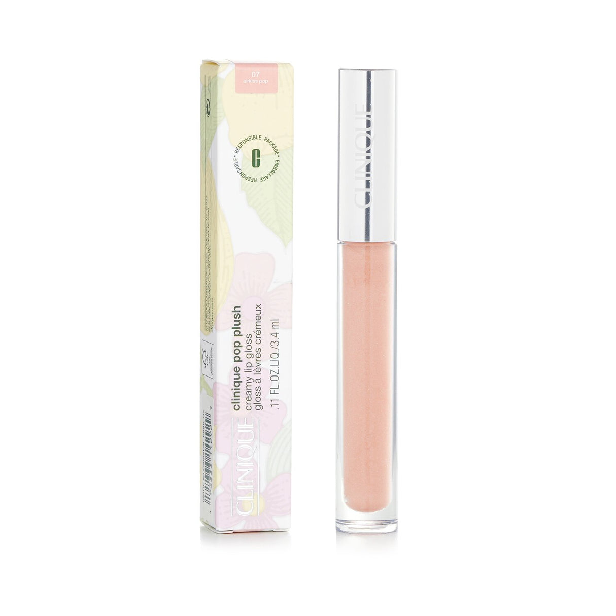 Clinique - Pop Plush Creamy Lip Gloss - # 07 Airkiss Pop - 3.4ml/0.11oz