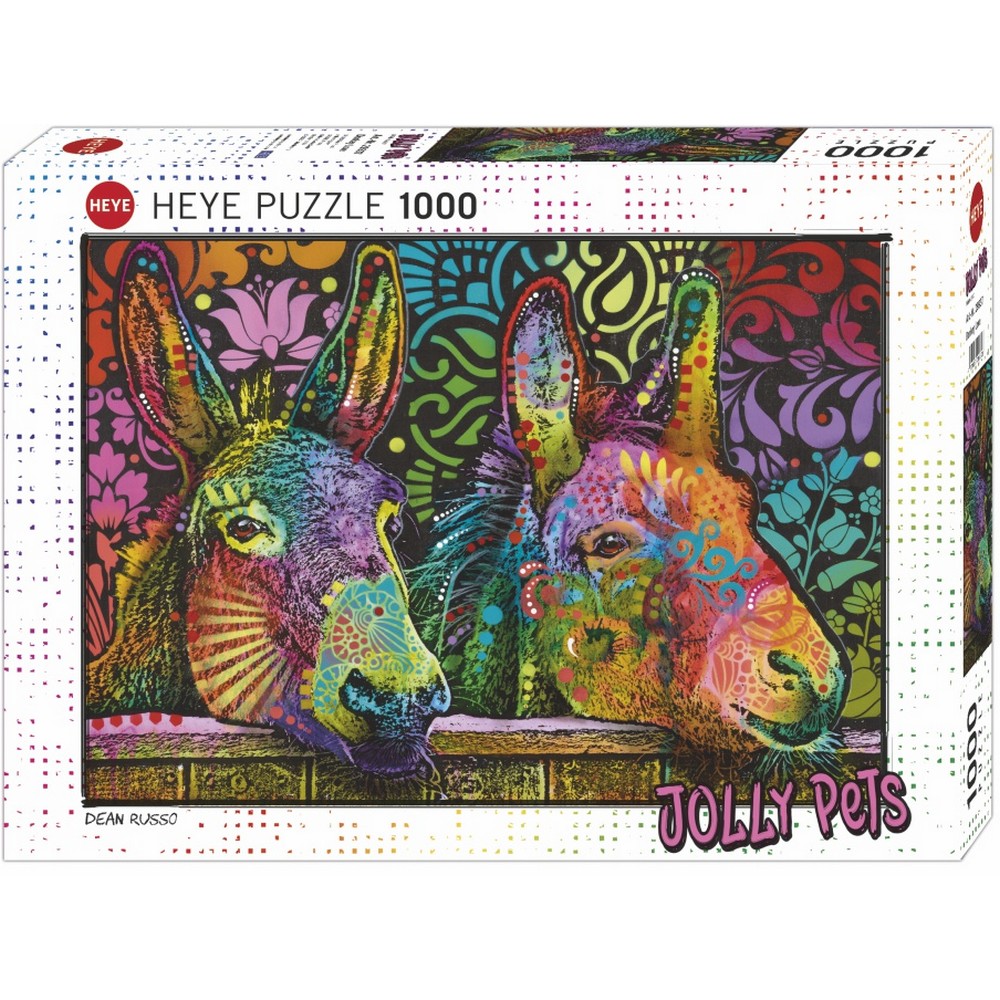 Heye - Jolly Pets Donkey Love NSF 1000 Piece - Jigsaw Puzzle
