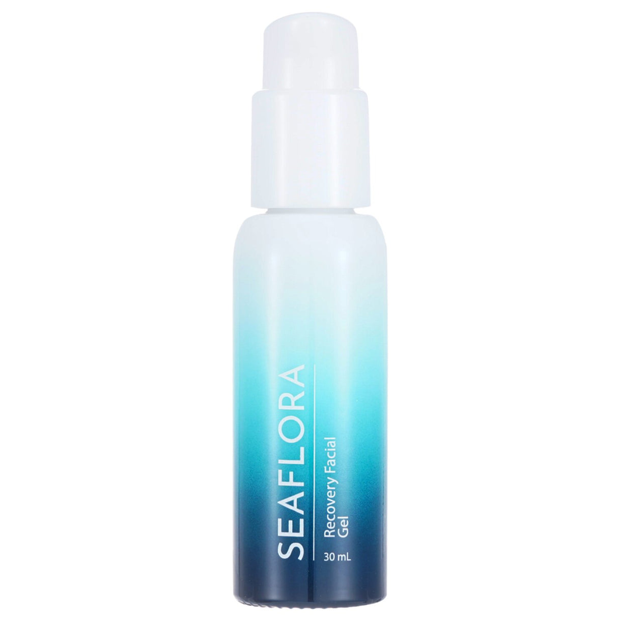 Seaflora Recovery Facial Gel in 30ml, a hydrating gel for normal to oily skin with organic seaweed and anti-aging benefits.