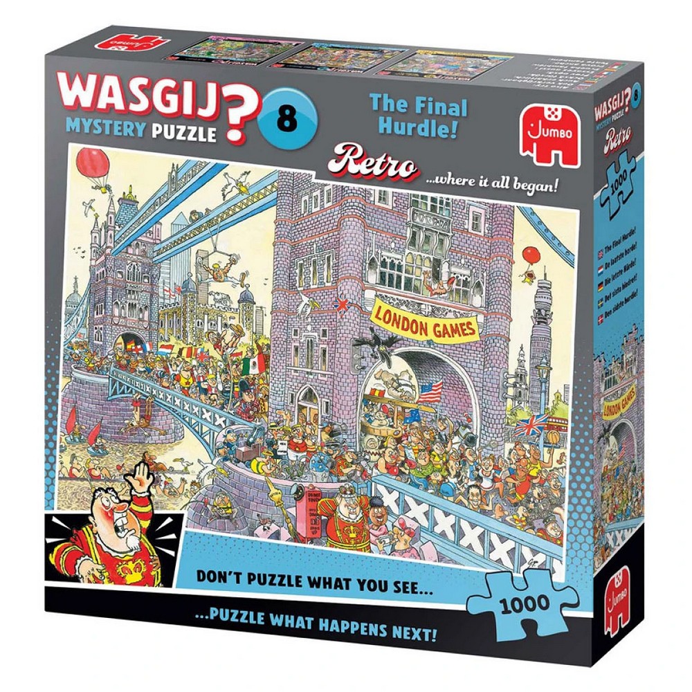 Jumbo - Wasgij? Retro Mystery #8 Final Hurdle 1000 Piece - Jigsaw Puzzle