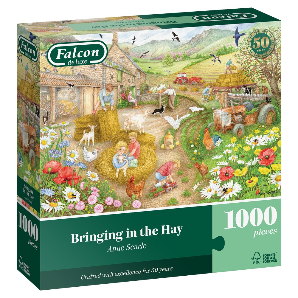 Jumbo - Falcon - Bringing in the Hay (1000 pieces) - Jigsaw Puzzle