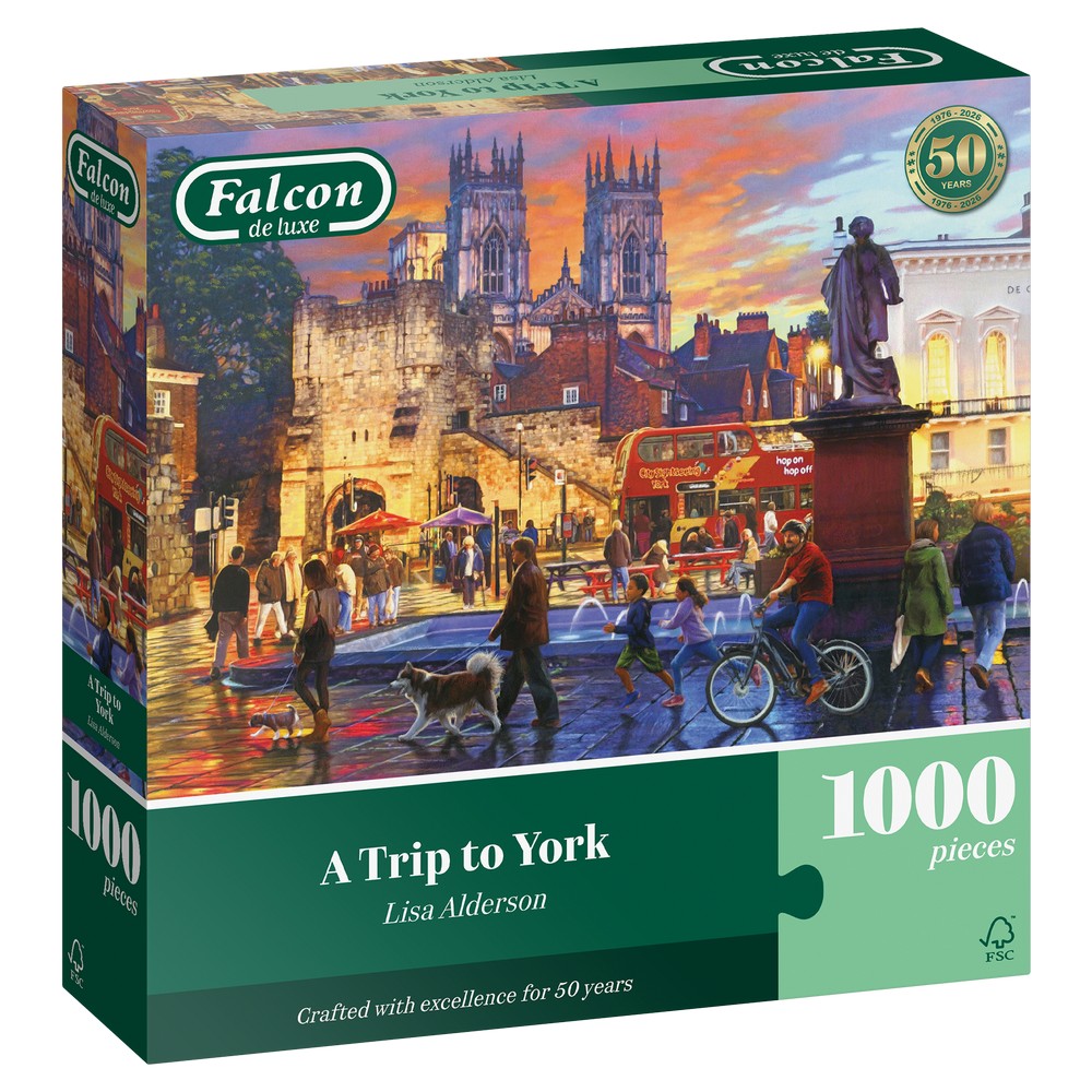 Jumbo - Falcon - A Trip to York (1000 pieces) - Jigsaw Puzzle