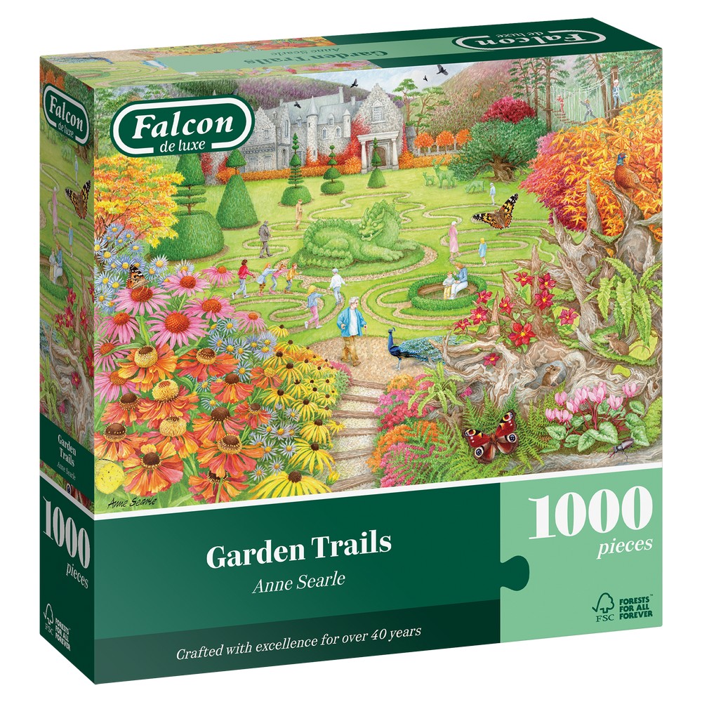 Jumbo - Falcon - Garden Trails - 1000 Piece - Jigsaw Puzzle