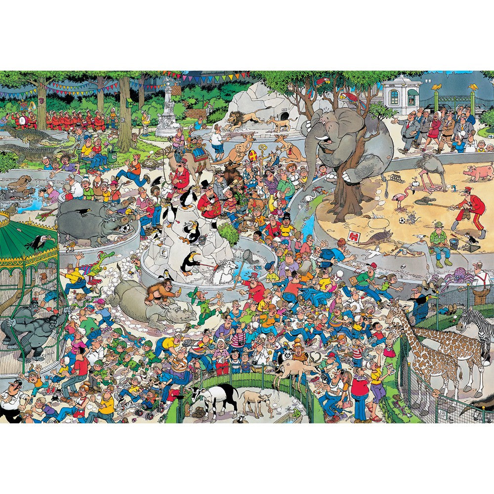 Jumbo - Jan van Haasteren 500XL - The Zoo (500 pieces XL) - Jigsaw Puzzle