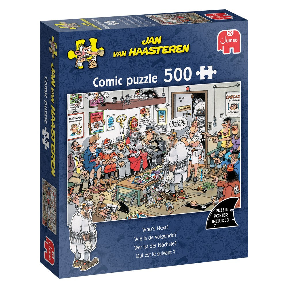 Jumbo - Jan van Haasteren - Who's next? 500 Piece - Jigsaw Puzzle