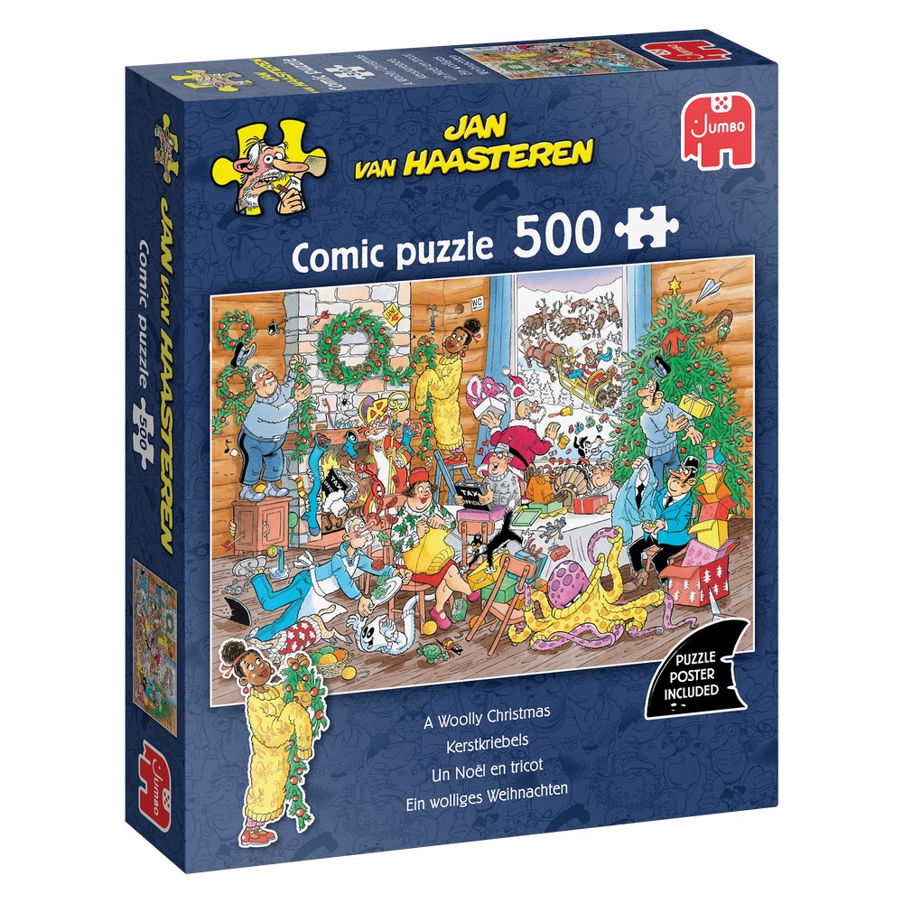 Jumbo - Jan van Haasteren - Woolly Christmas 500 Piece - Jigsaw Puzzle