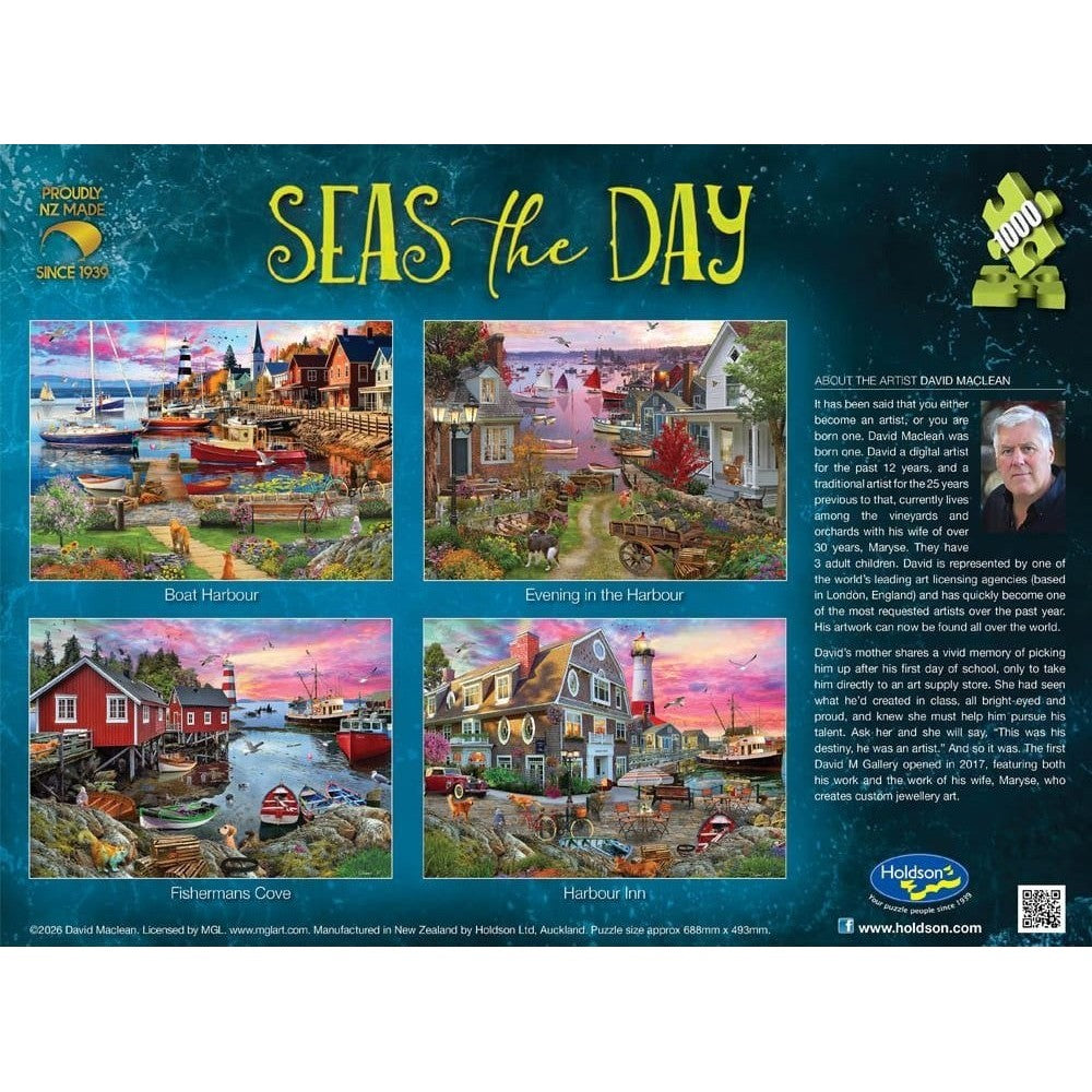 Puzzle - Holdson - Seas the Day, Fisherman's Cove - 1000Pc