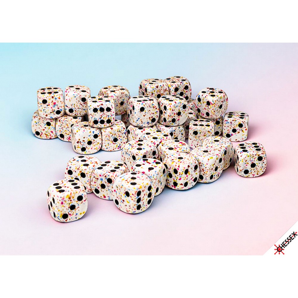 CHX 25921 Speckled Birthday 12mm d6 Dice Block (36 dice) - RPG Book