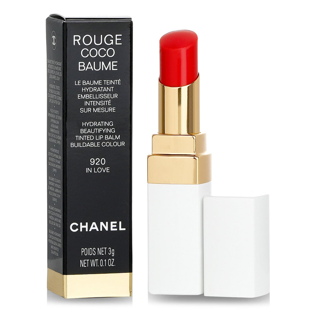 Chanel - Rouge Coco Baume Hydrating Beautifying Tinted Lip Balm - # 920 In Love