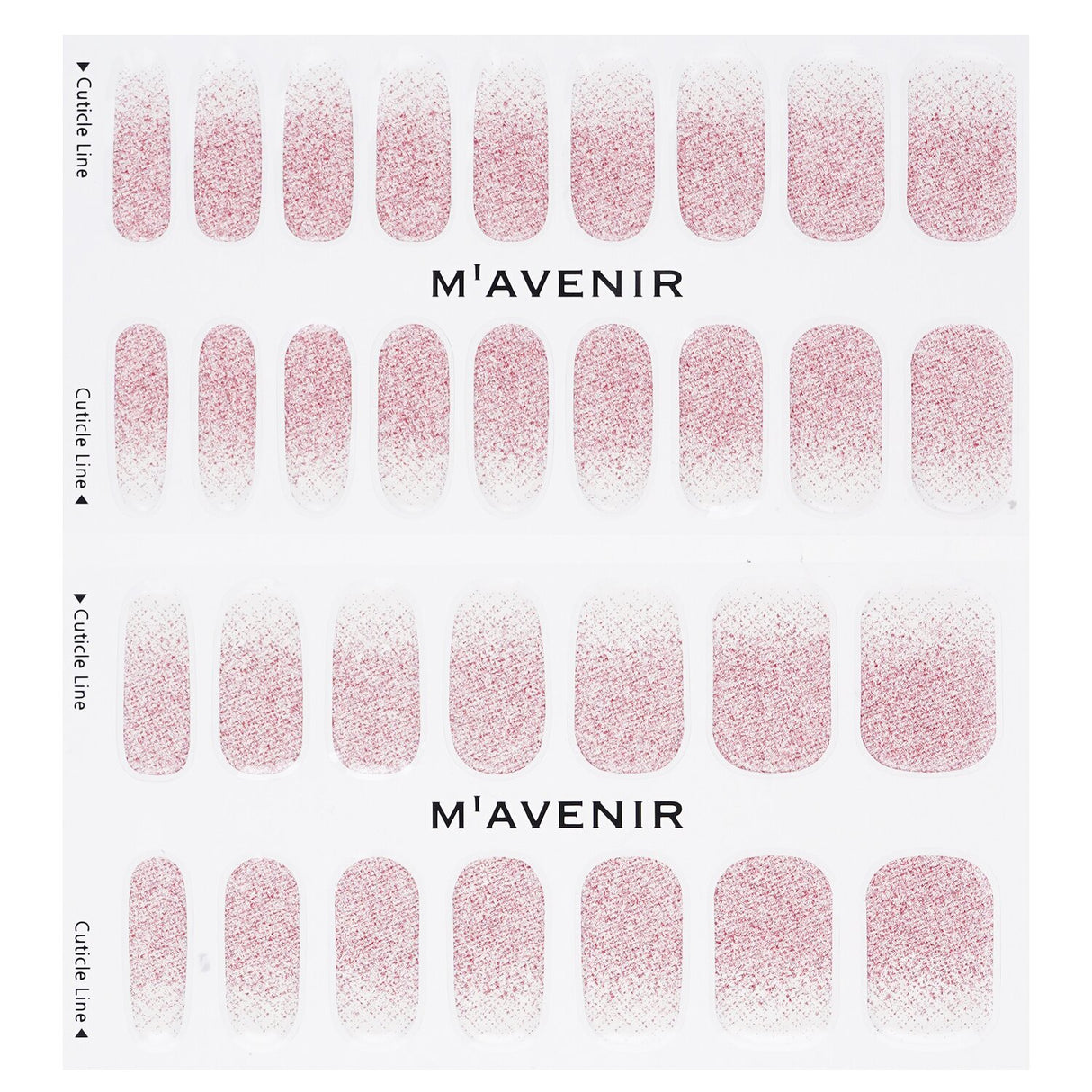 Mavenir Fiesta Pink Rose Nail Stickers - 32 salon-quality stickers for quick, radiant nail art; easy to apply and skin-safe.