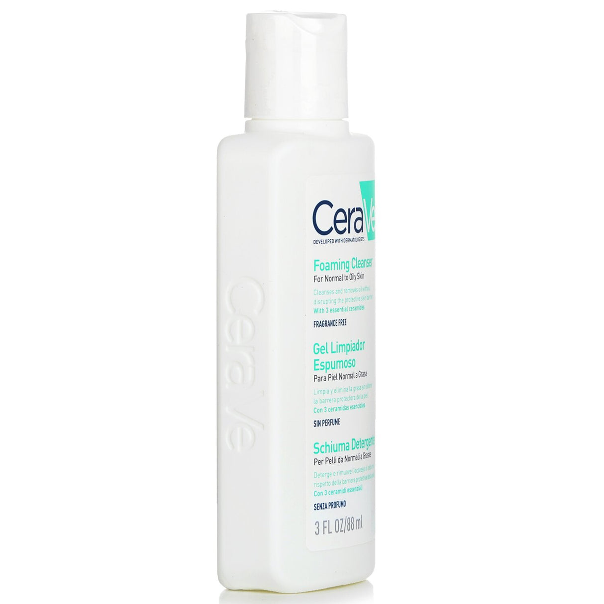 CeraVe - Foaming Cleanser For Normal To Oily Skin - 88ml/3oz