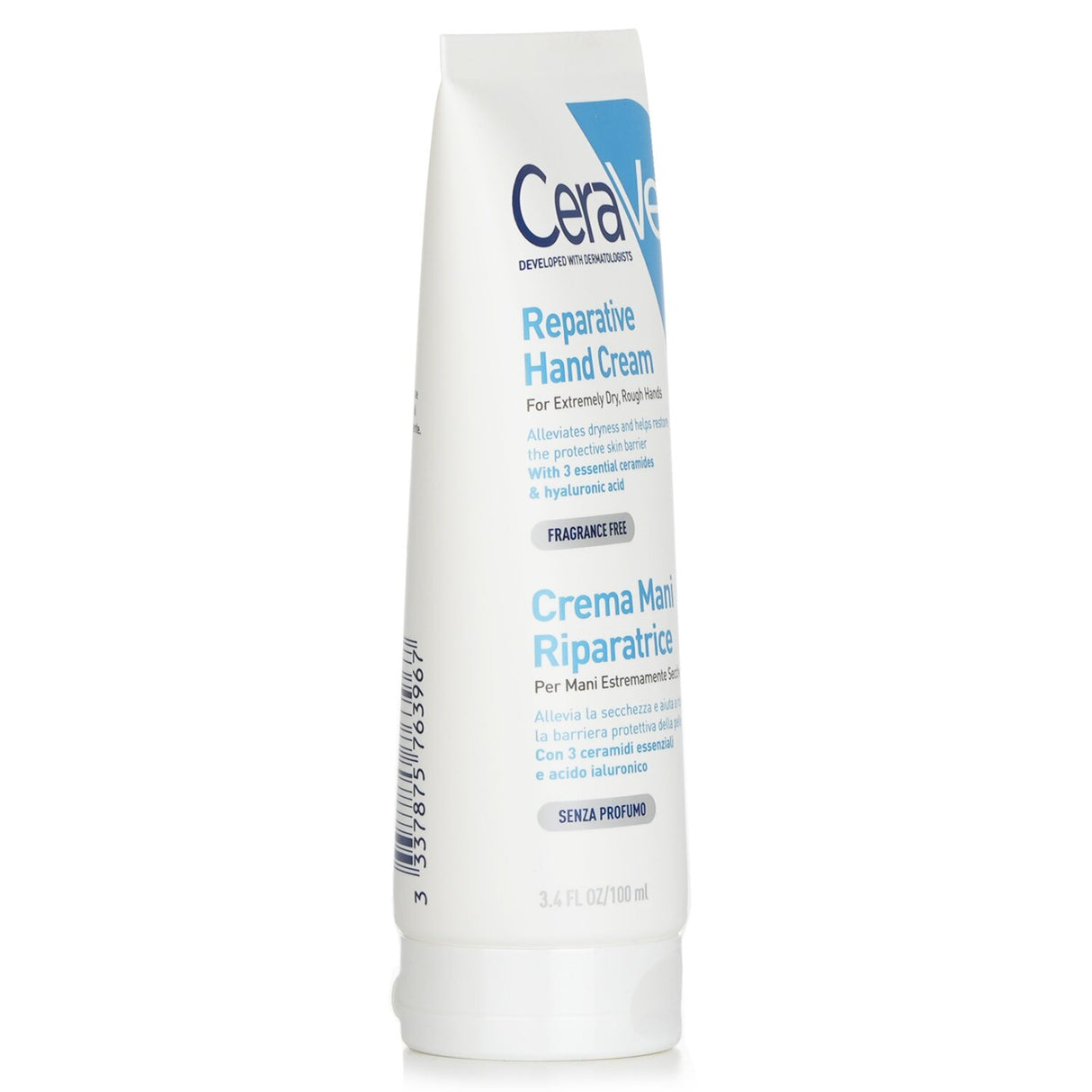 CeraVe - Repairing Hand Cream For Extremely Dry & Rough Hands - 100ml/97g