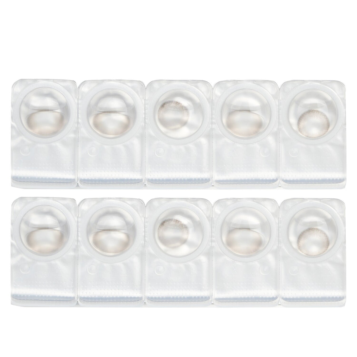 Miche Bloomin' Iris Glow 1 Day Color Contact Lenses (506 Opal Gray) - - 2.00 10p