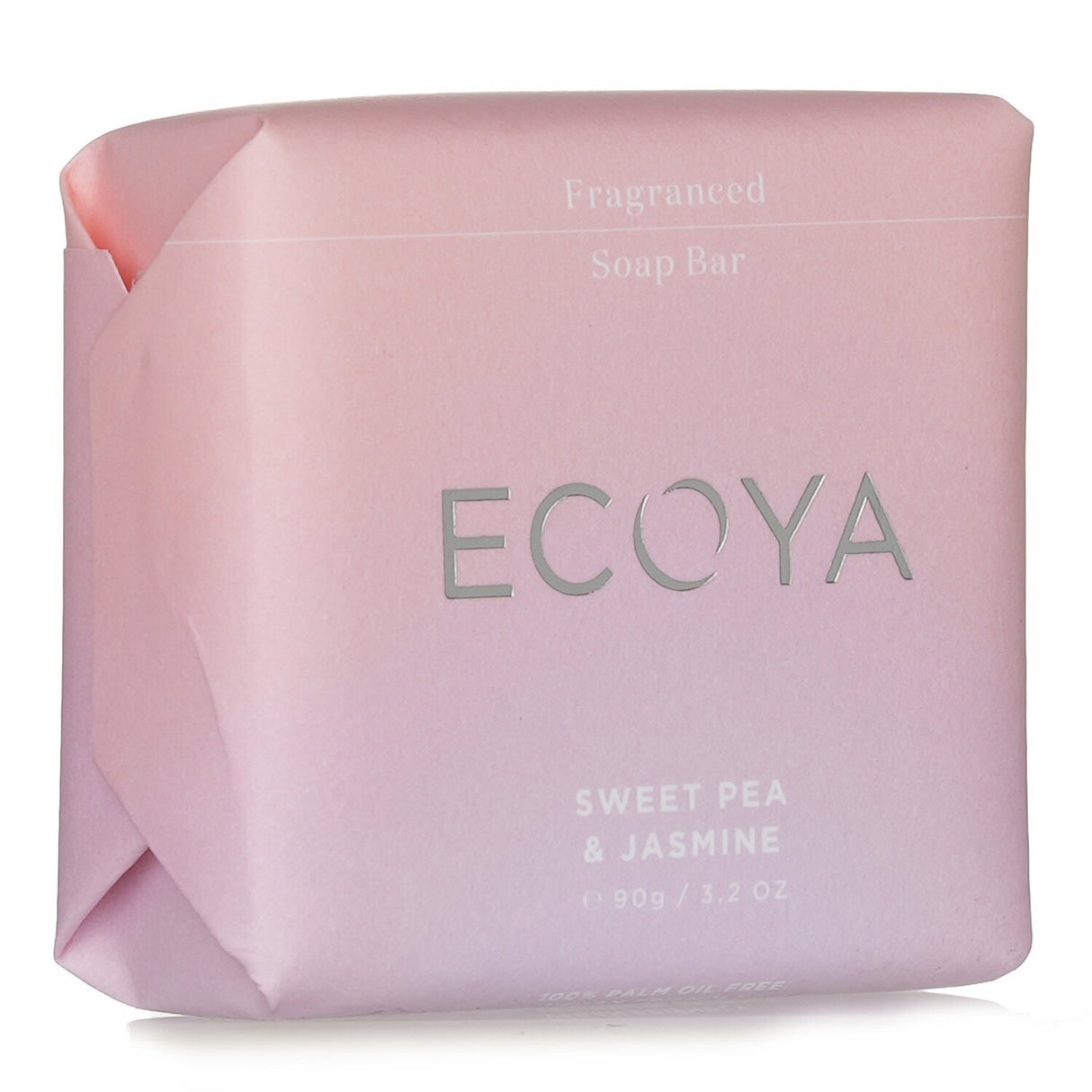 Luxurious Ecoya Soap in Sweet Pea & Jasmine, a 90g vegan bar infused with shea butter and uplifting floral scents.