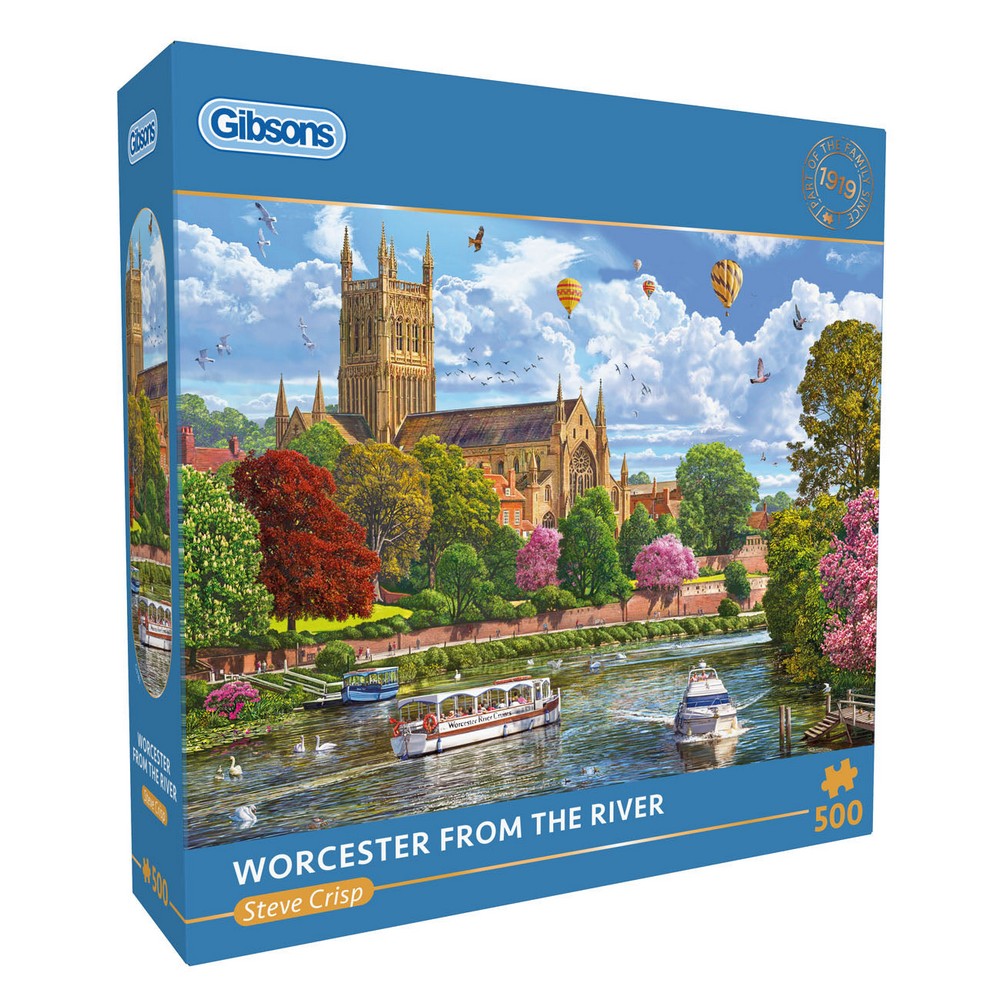 Gibsons - Worcester from the River (500) - Jigsaw Puzzle