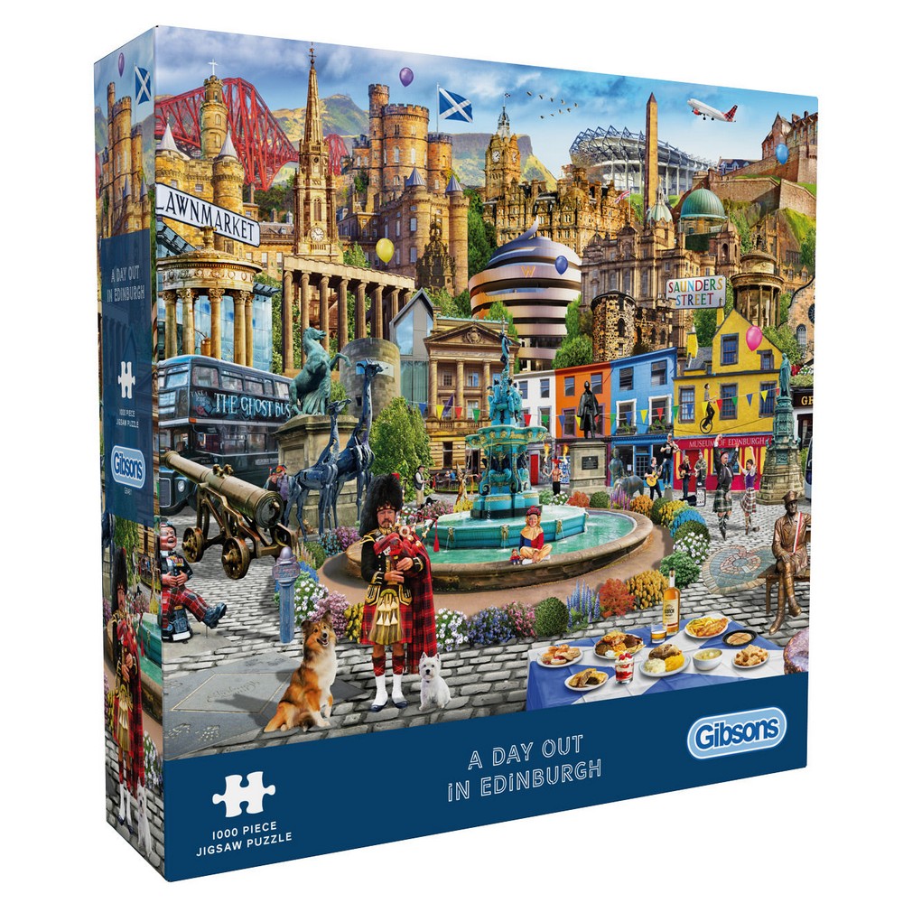 Gibsons - A Day Out in Edinburgh (1000) - Jigsaw Puzzle