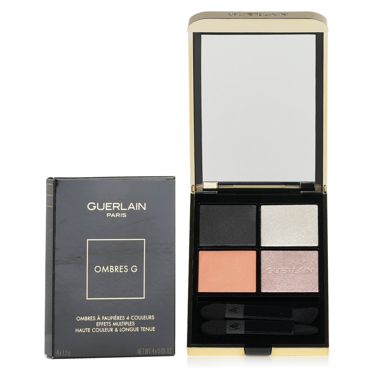 Guerlain Ombres G Eyeshadow Quad 4 Colours (Multi Effect, High Color, Long Wear)