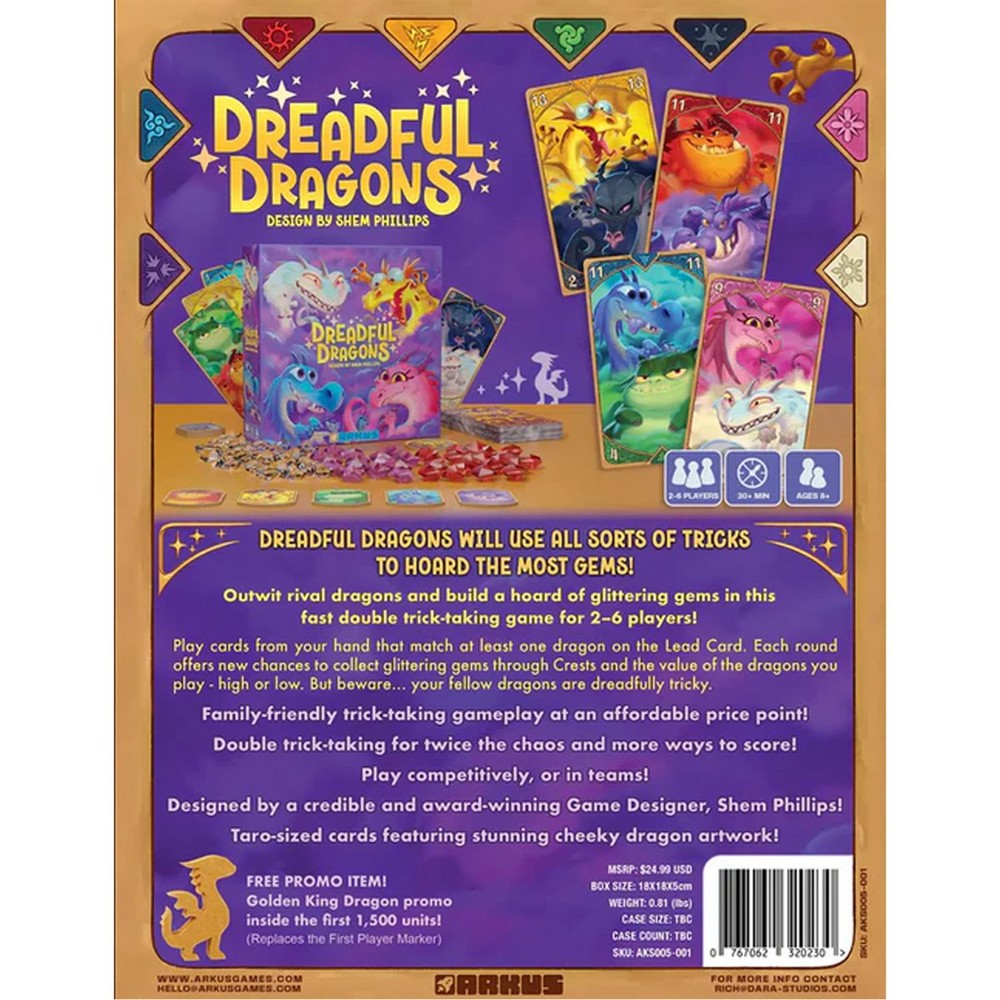 Dreadful Dragons - Board Game